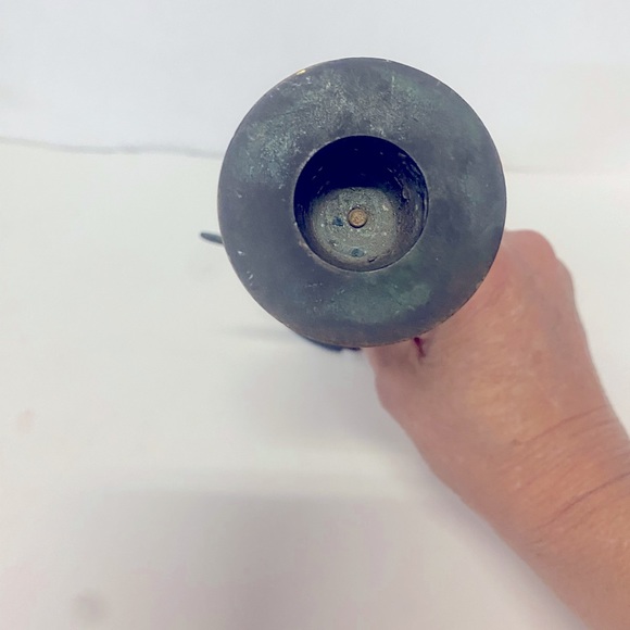 Primitive Candlestick Holder sun face star - Picture 8 of 10